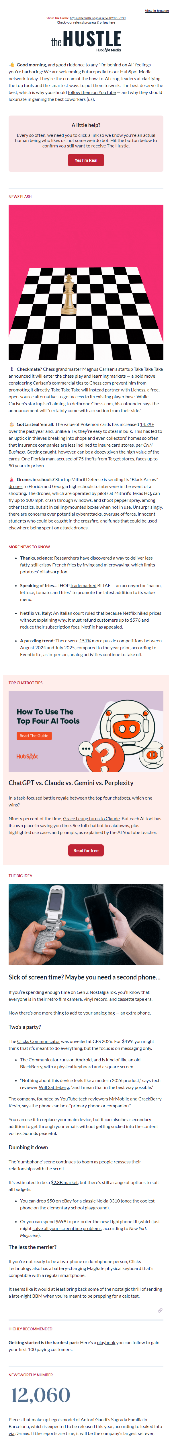 Newsletter preview: 📱  A smarter dumbphone 