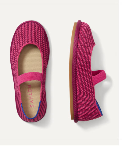 The Mini Mary Jane Raspberry Stripe