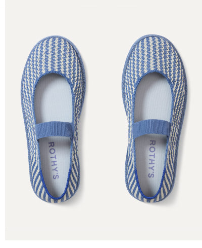 The Mini Mary Jane Blueberry Stripe 