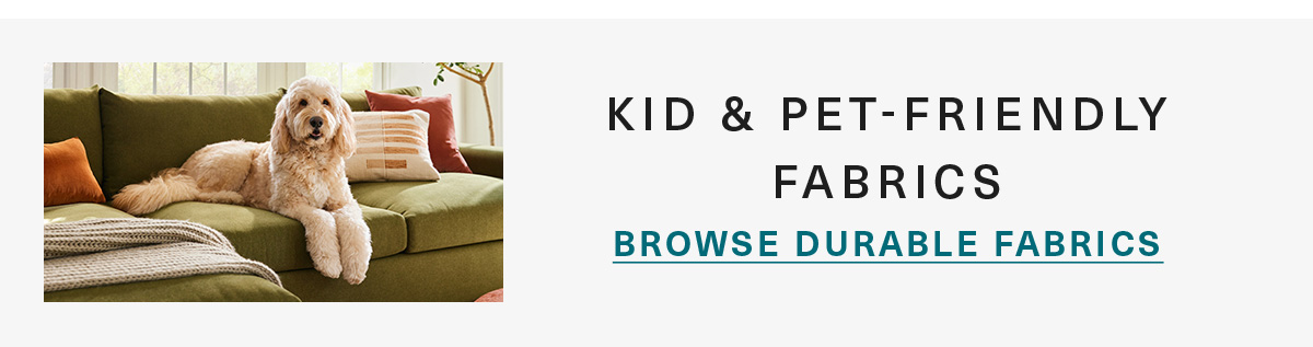 Kid & Pet Friendly