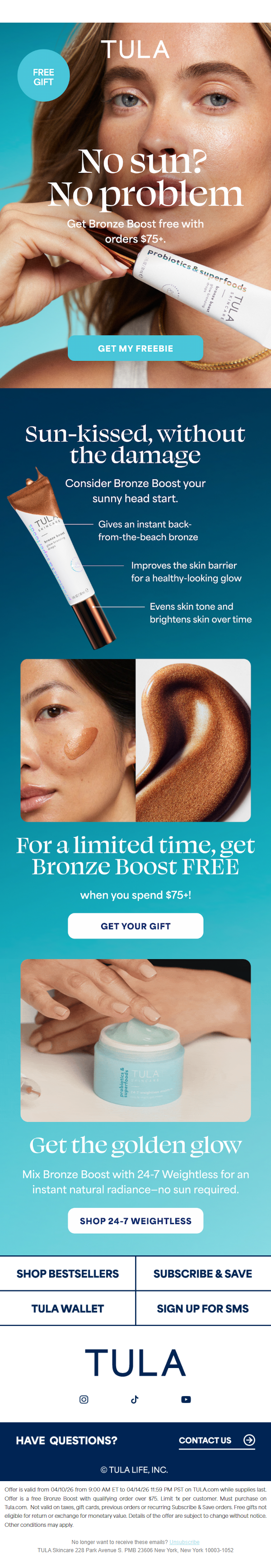 Newsletter preview: Beach bronze, no sun required 😎