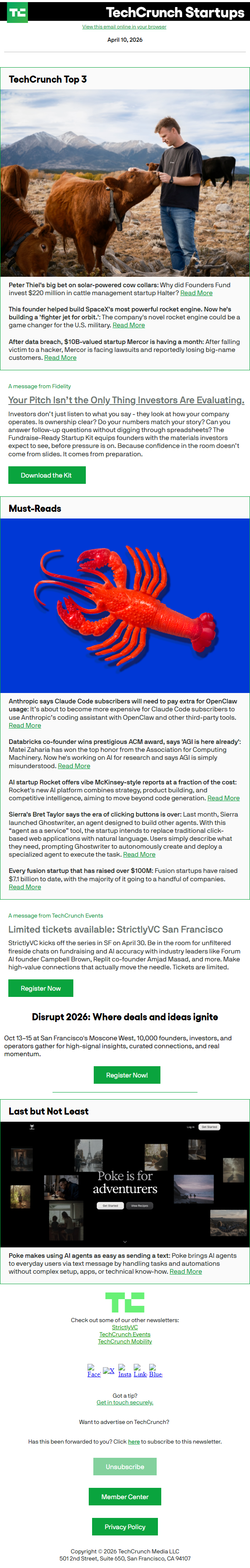 Newsletter preview: Peter Thiel's big bet on solar-powered cow collars