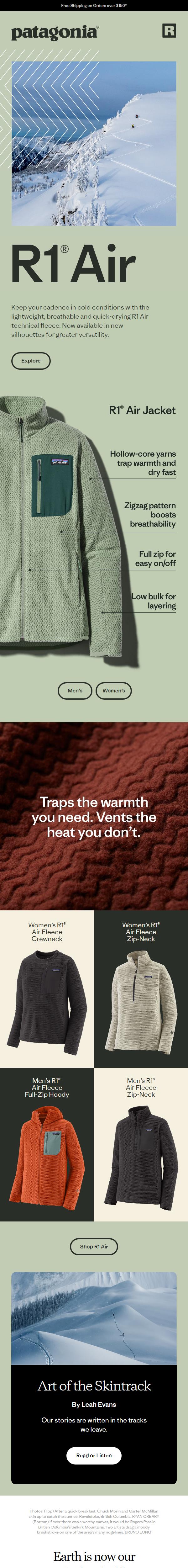 Newsletter preview: The fleece that breathes with you