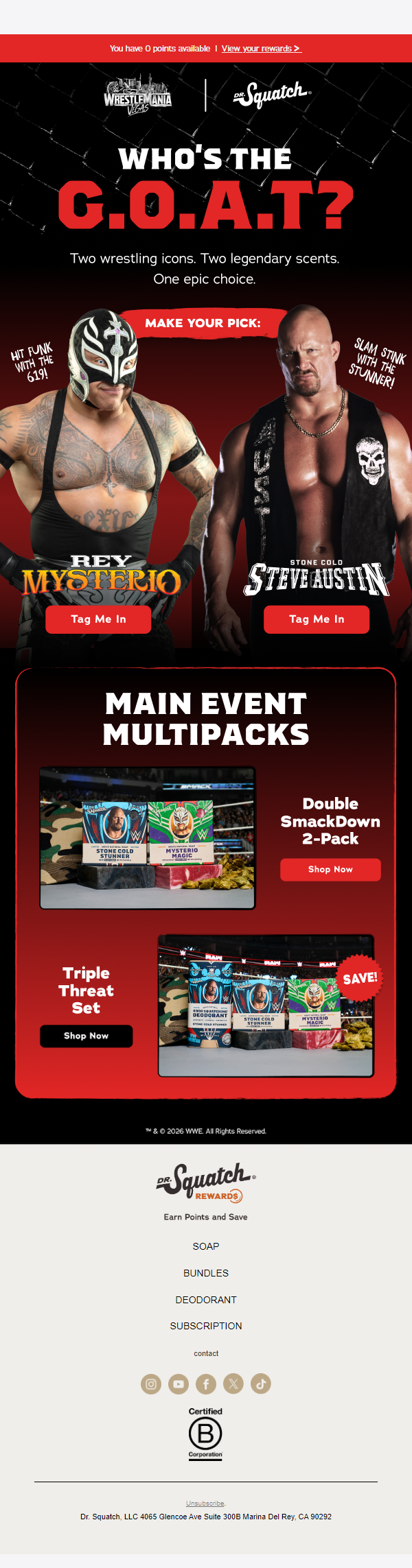 Newsletter preview: You decide the headliner this weekend