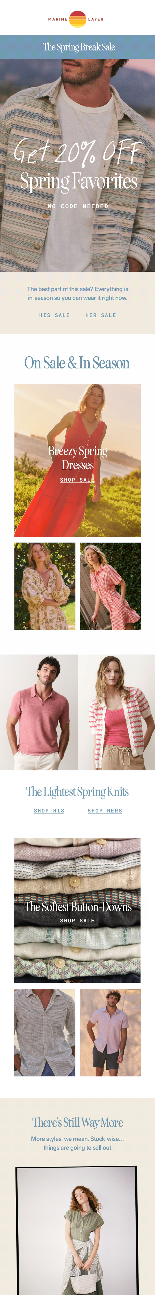 Newsletter preview: Want 20% Off Our Favorites?