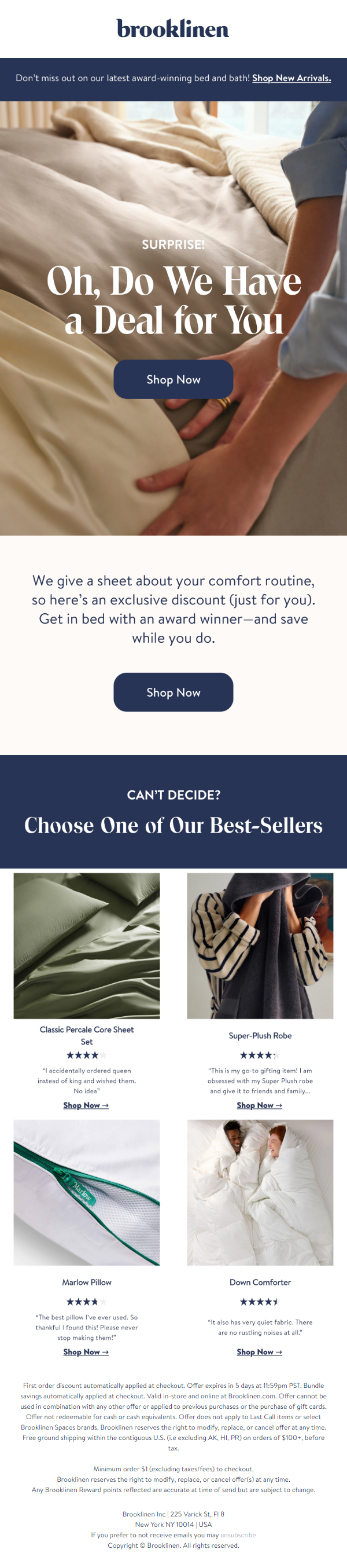 Newsletter preview: It’s Been a While – Don't Forget Your Exclusive Offer!