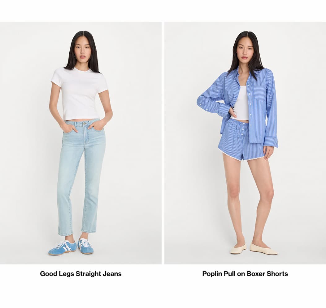 SHOP NEW ARRIVALS - POPLIN, TEES & DENIM