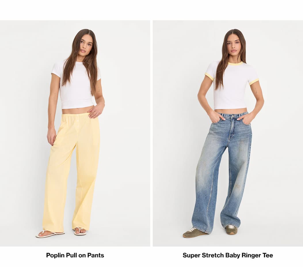 SHOP NEW ARRIVALS - POPLIN, TEES & DENIM