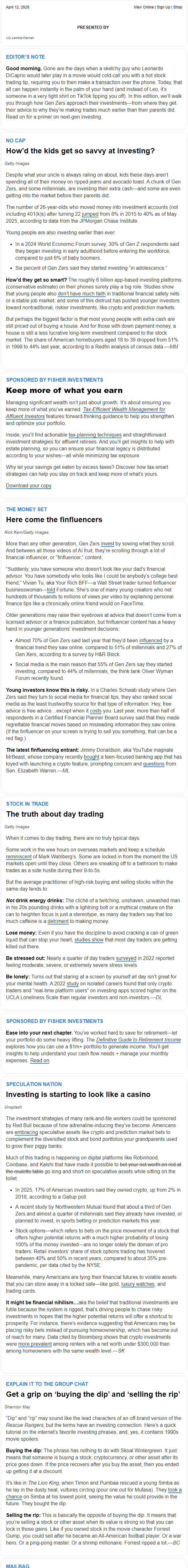 Newsletter preview: ☕ Investing Brew
