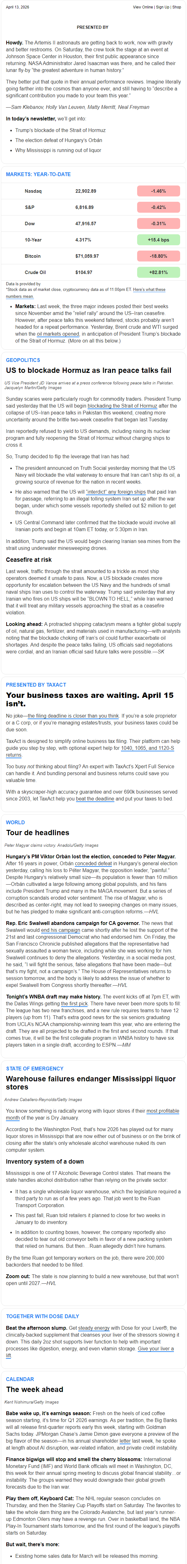 Newsletter preview: ☕ Flip the leverage