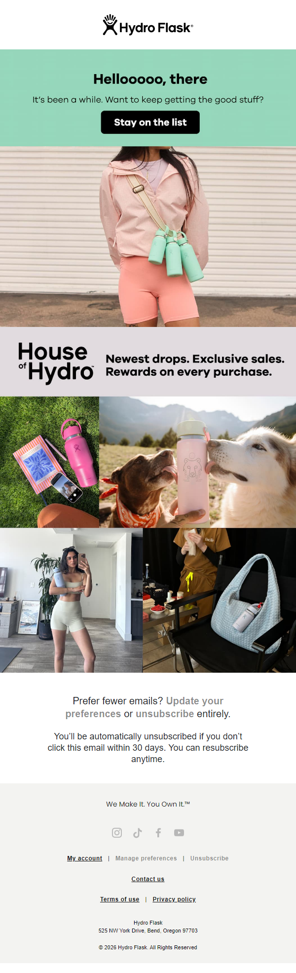 Newsletter preview: Don't want to miss out, friend?
