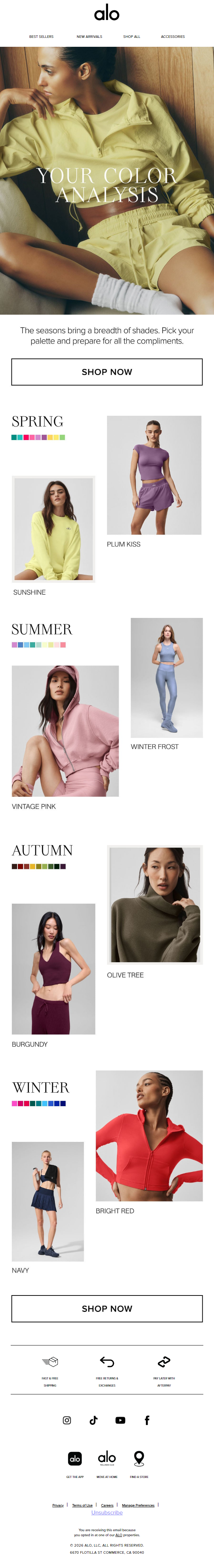 Newsletter preview: Are You a Spring or a Summer?