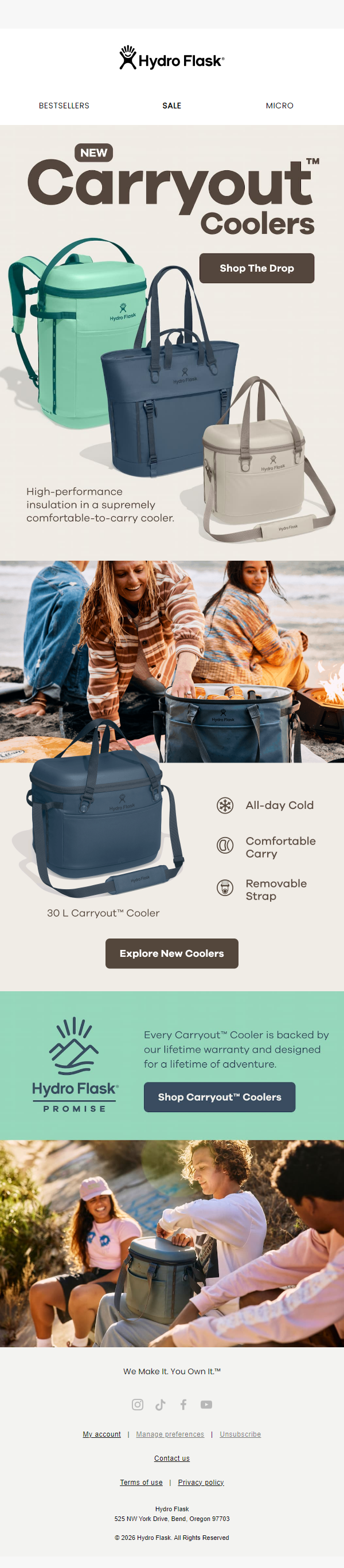 Newsletter preview: Meet the NEW Carryout Coolers