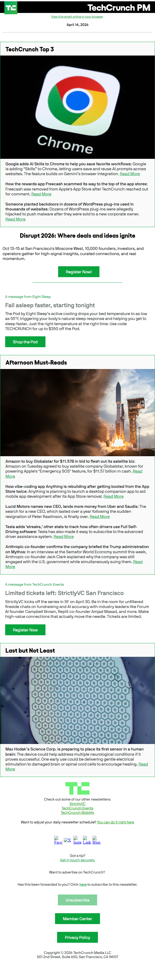 Newsletter preview: Google adds AI Skills to Chrome to help you save favorite workflows