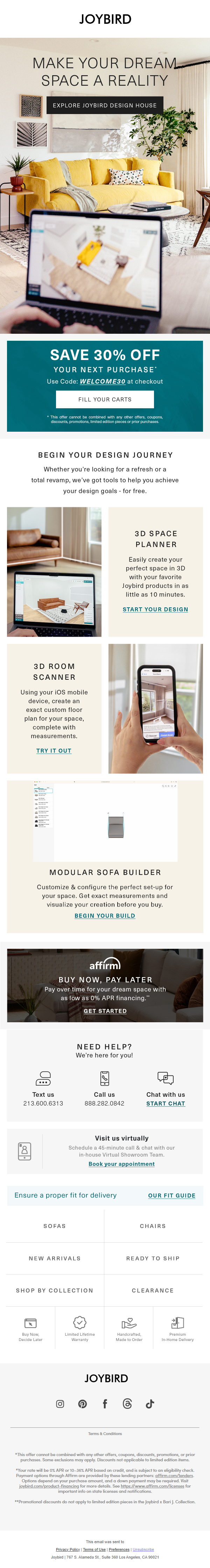 Newsletter preview: ✨ 3 free tools to bring your dream room to life.