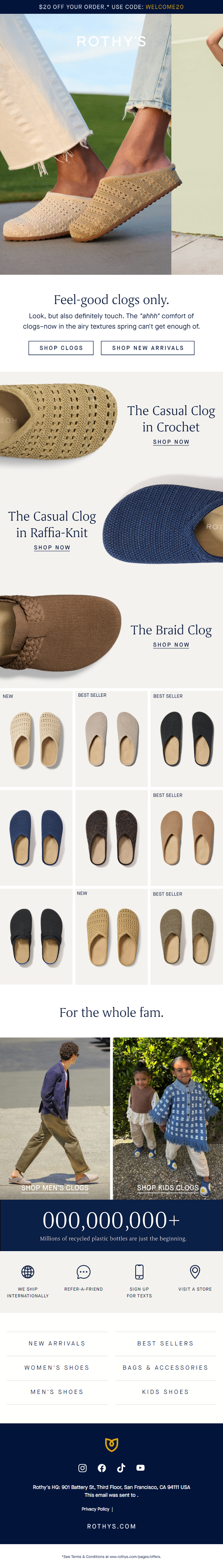 Newsletter preview: Your fave clogs, now in CROCHET.