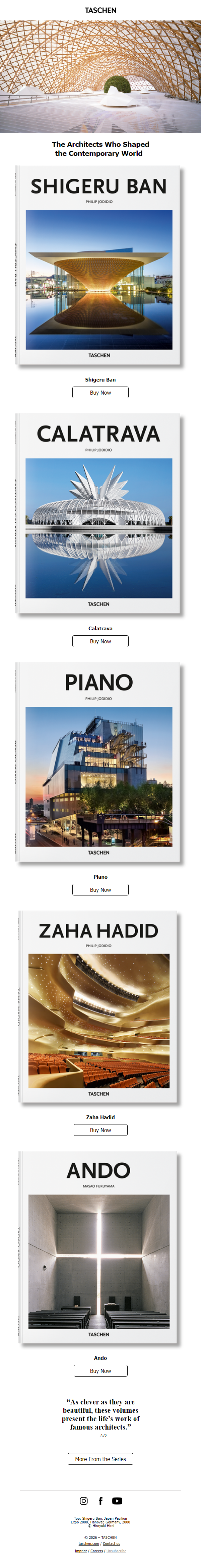 Newsletter preview: Great architecture. Even better price.