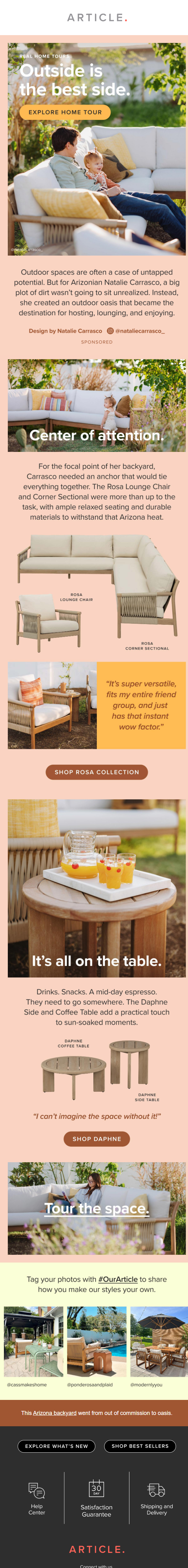 Newsletter preview: Home tour: A backyard oasis