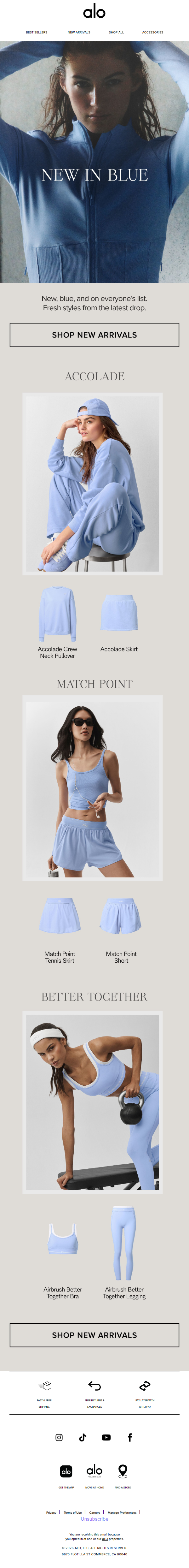 Newsletter preview: New Styles From the Latest Drop