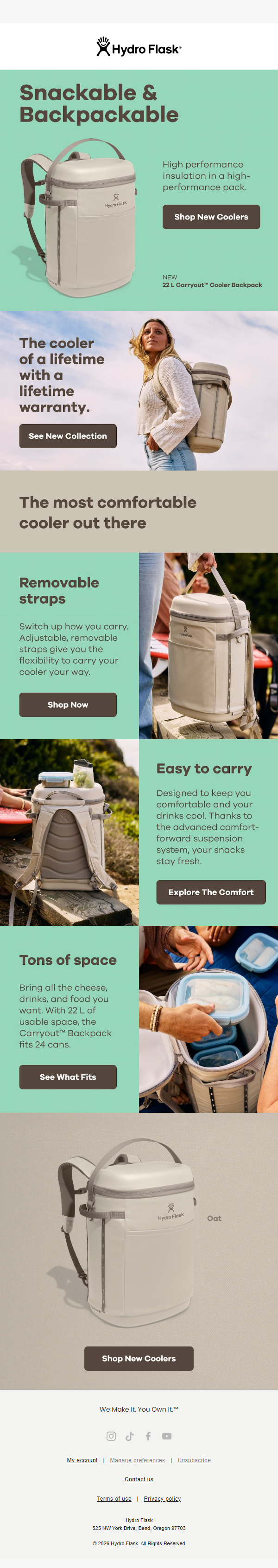 Newsletter preview: This cooler carries differently