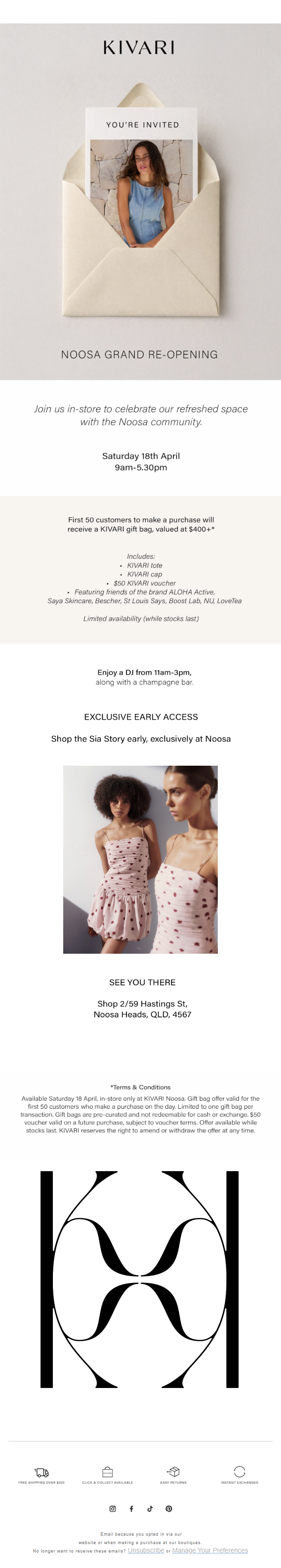 Newsletter preview: Noosa we’re back on Saturday
