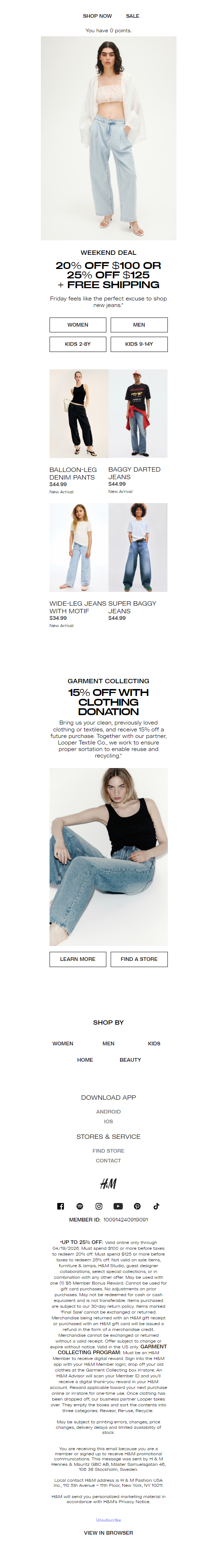 Newsletter preview: Up to 25% off + the weekend starts now