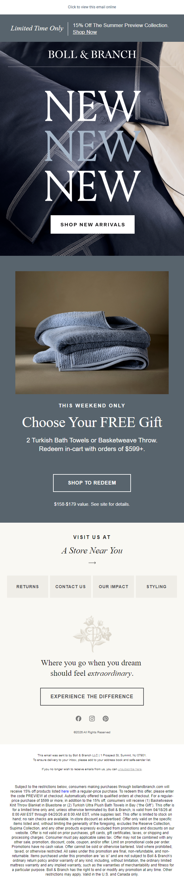 Newsletter preview: New breezy layers + a free gift!