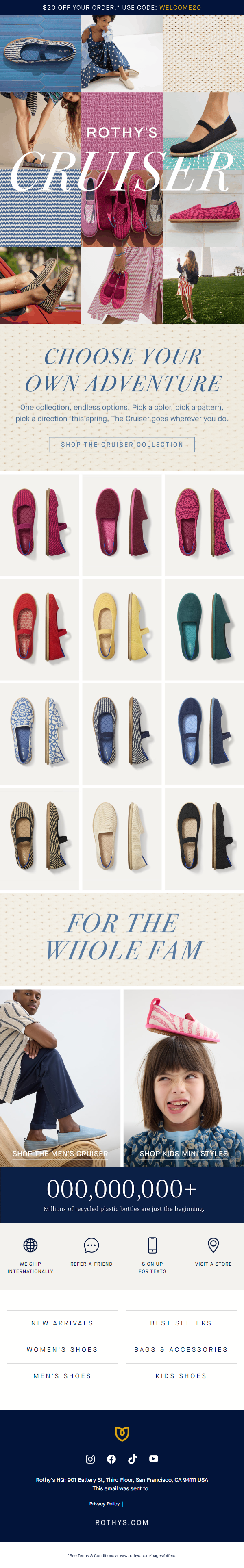 Newsletter preview: Cruisers are BACK. IN. STOCK.
