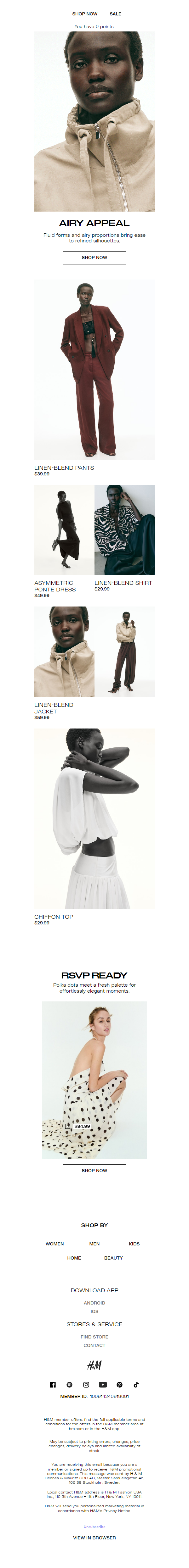 Newsletter preview: New airy silhouettes