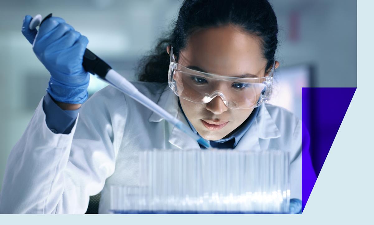 A woman researcher 