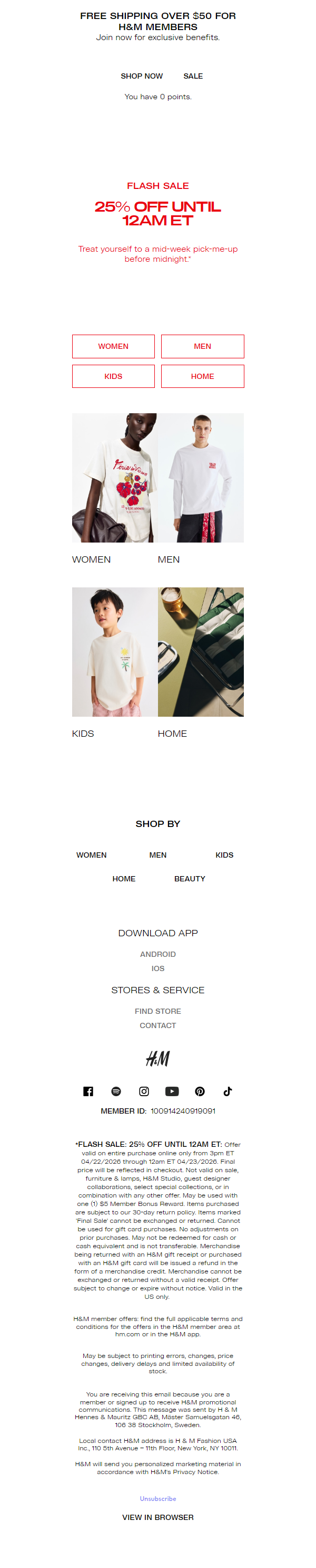Newsletter preview: 25% off starts now