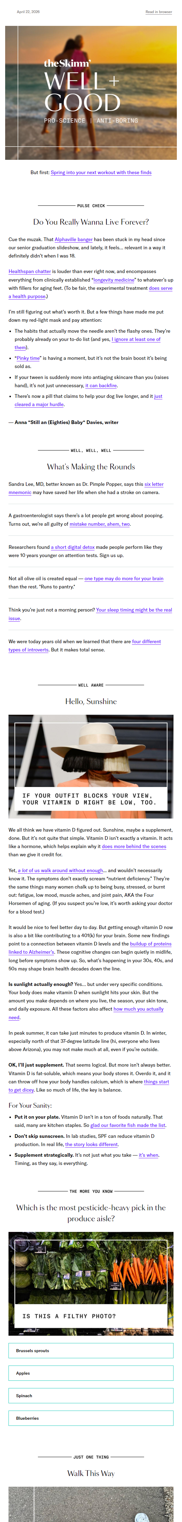 Newsletter preview: The six letters that could save your life