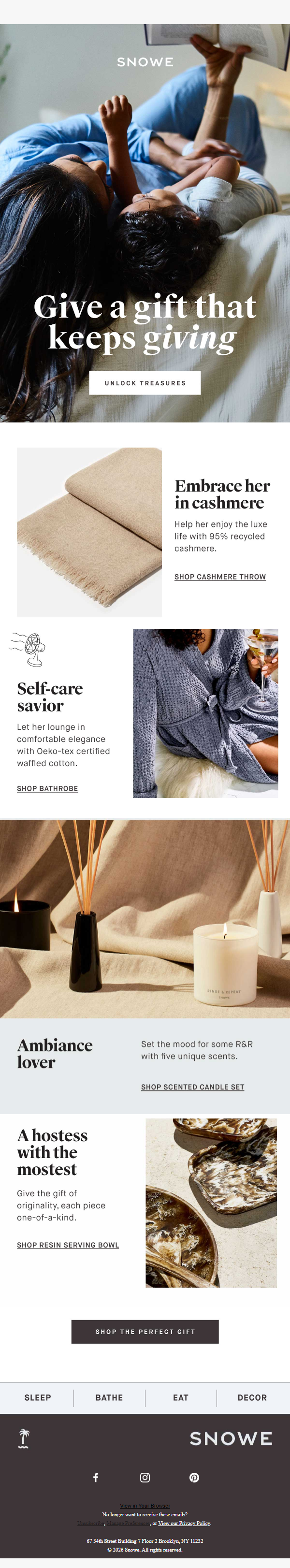 Newsletter preview: For her, only the best