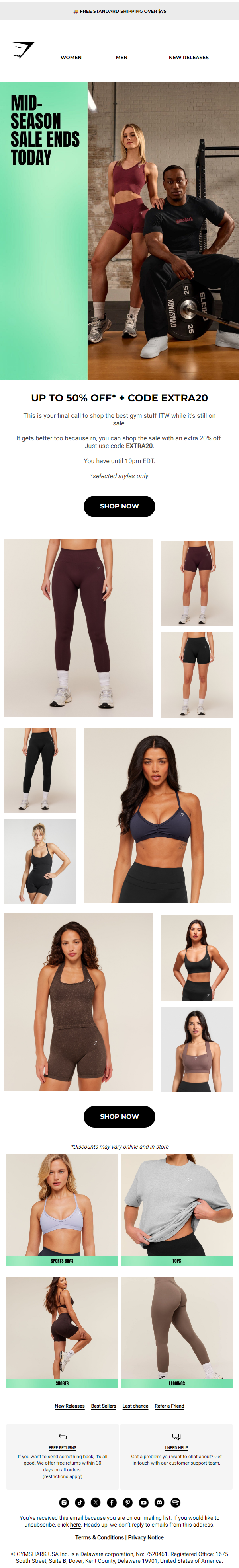Newsletter preview: Our sale ends today 📣