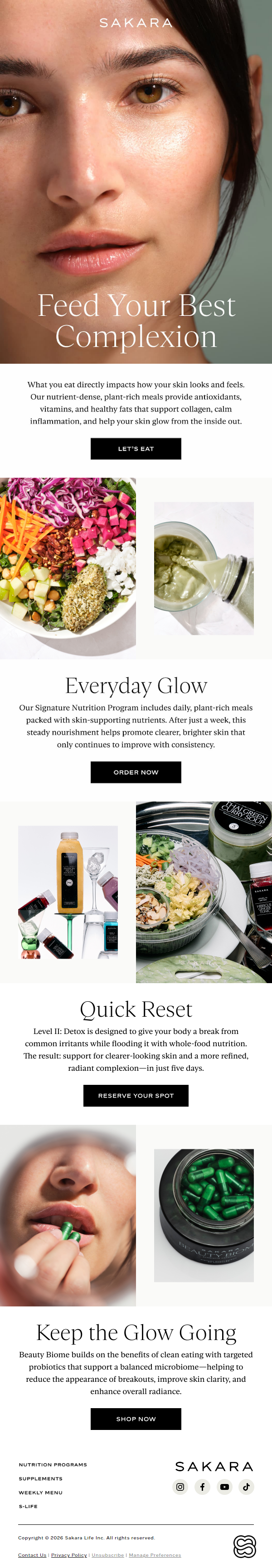 Newsletter preview: 7 Days to Brighter, More Beautiful Skin