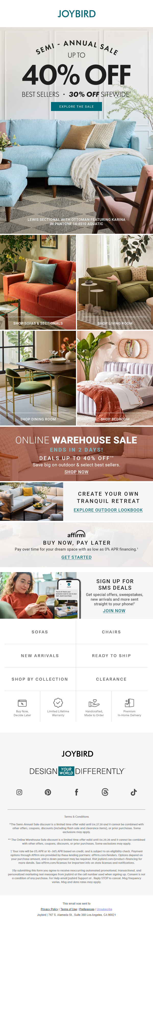 Newsletter preview: ✨ Last chance: Semi-Annual Sale deals