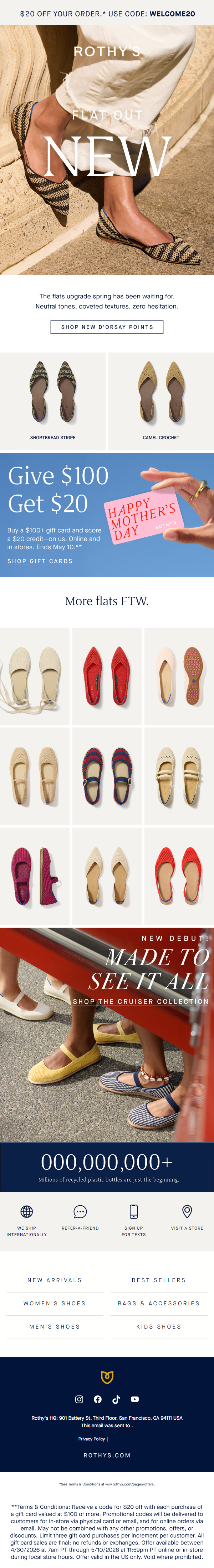 Newsletter preview: New flats. Very spring. Very yes.