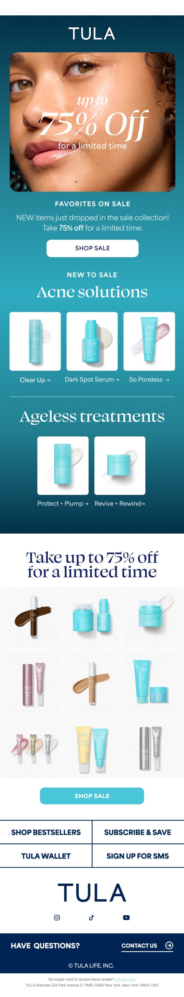 Newsletter preview: Say bye bye bye to dull skin 👋👋👋