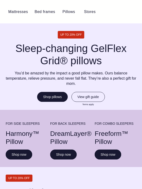 Moms LOVE Purple pillows