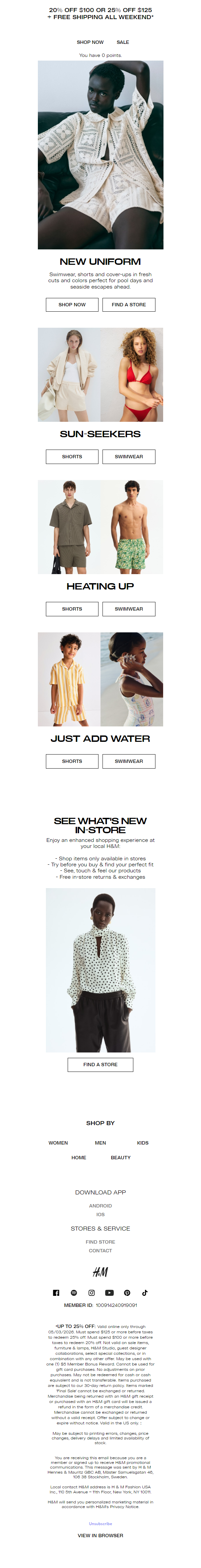 Newsletter preview: Shorts & swimwear for every plan