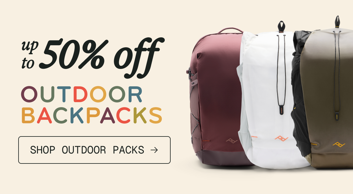 Up to 50% off Outdoor Backpacks