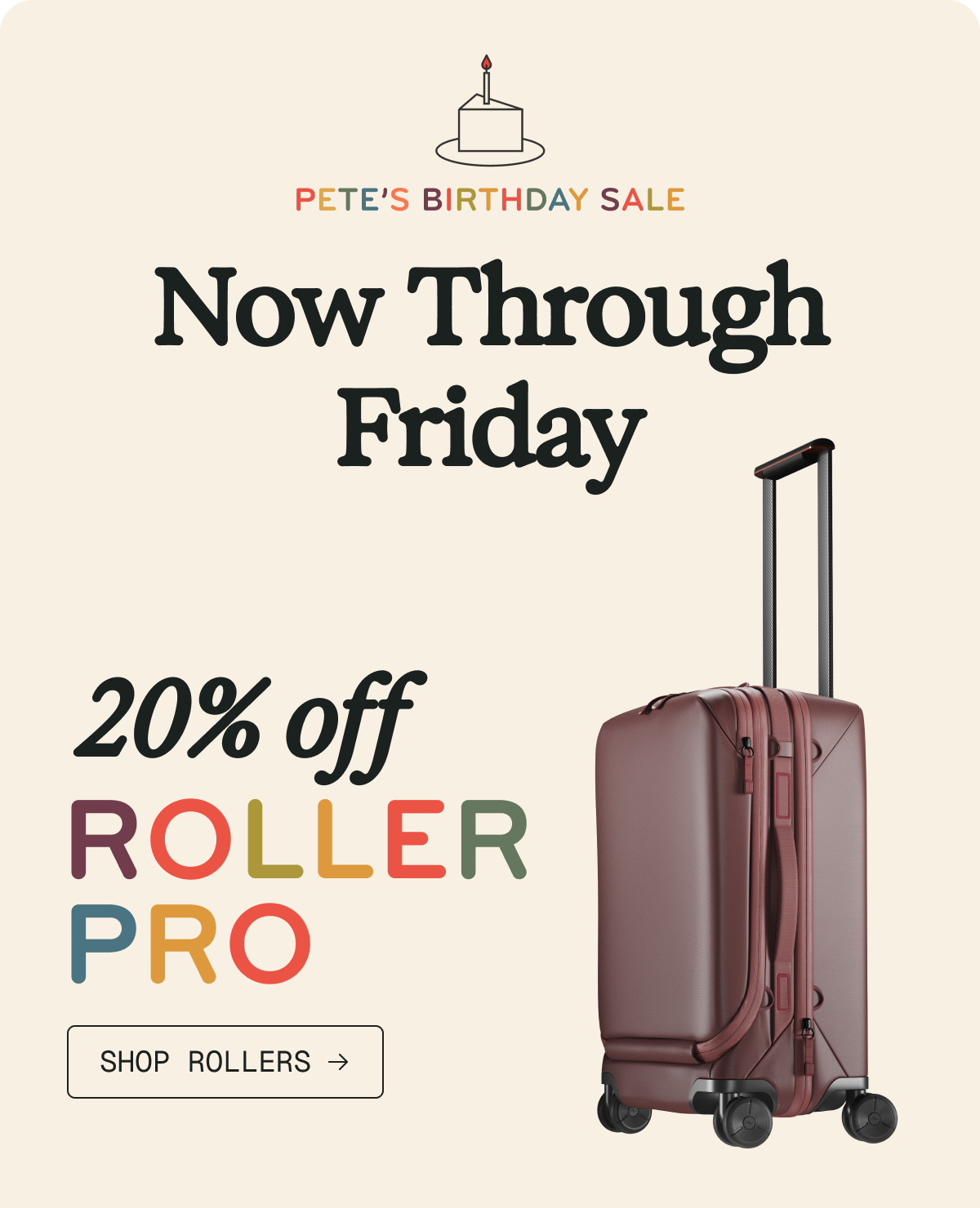 20% off Roller Pro