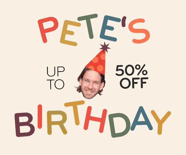 Pete's Birthday Sale