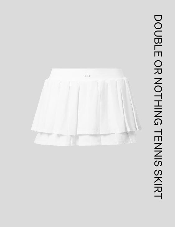DOUBLE OR NOTHING TENNIS SKIRT