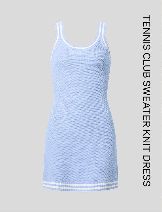TENNIS CLUB SWEATER KNIT DRESS