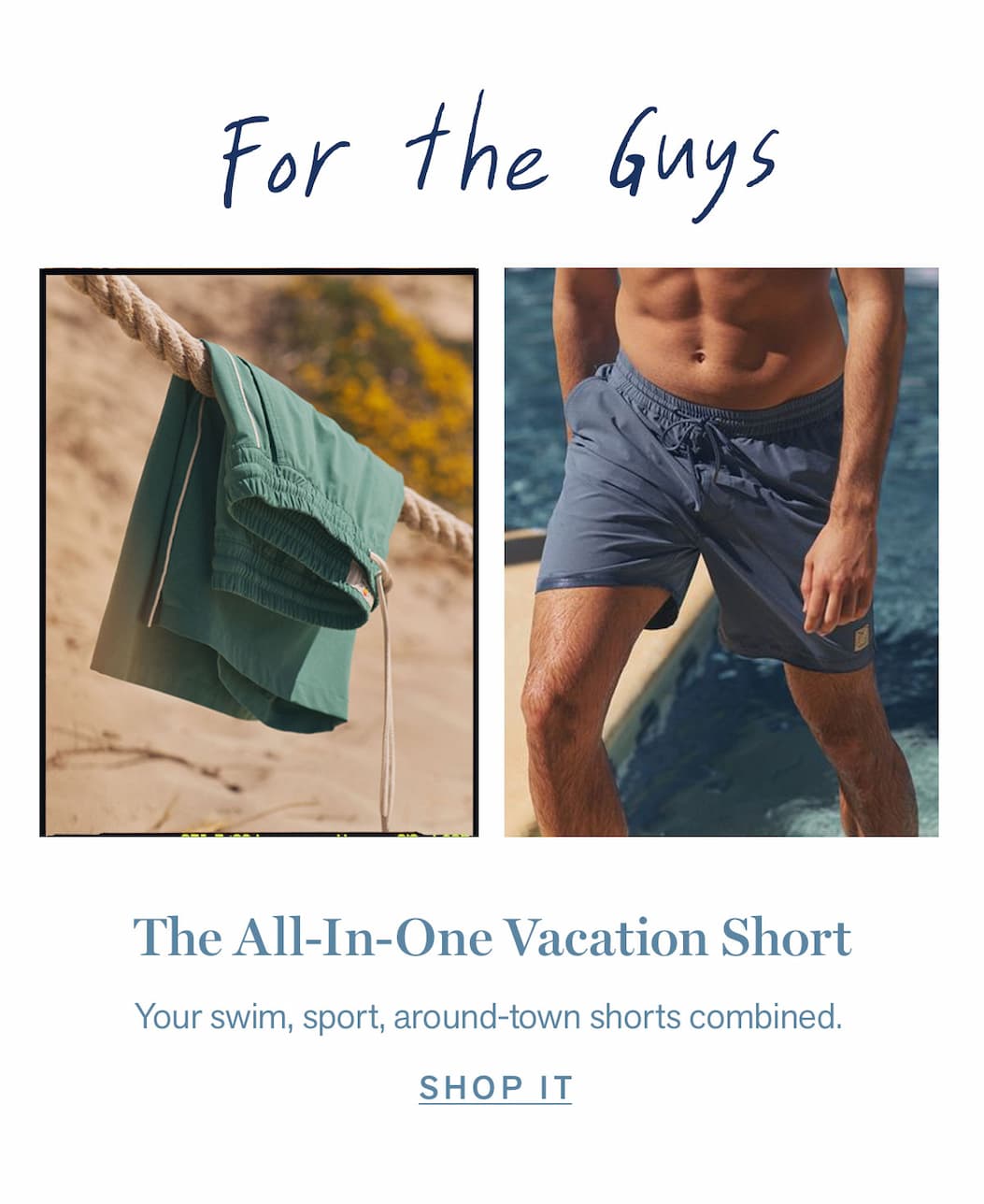 For the guys