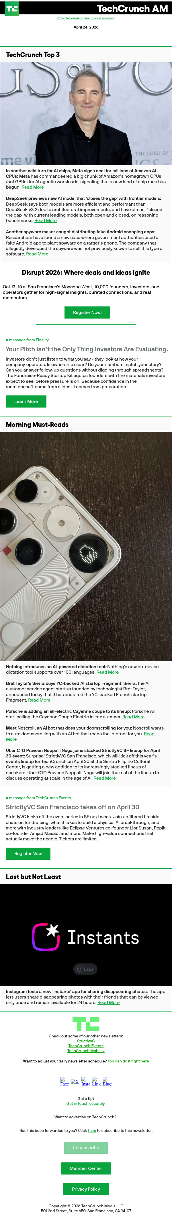 Newsletter preview: In another wild turn for AI chips, Meta signs deal for millions of Amazon AI CPUs
