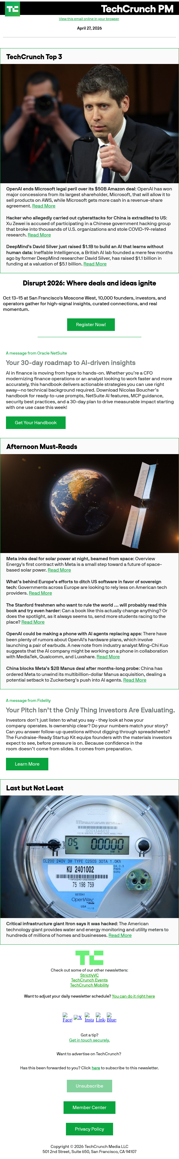 Newsletter preview: OpenAI ends Microsoft legal peril over its $50B Amazon deal